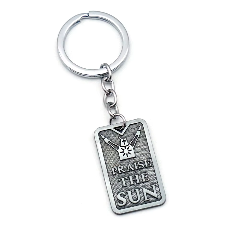 Dark Souls Steel Praise the Sun! Knight of Sunlight Keychain