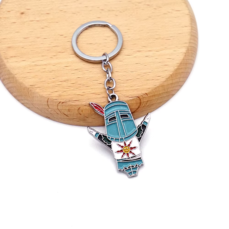 Dark Souls Steel Knight of Sunlight Solaire of Astora Keychain