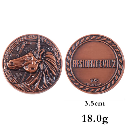 Resident Evil 2 Limited Edition Replica Unicorn Medallion Coin (Survival Unit)