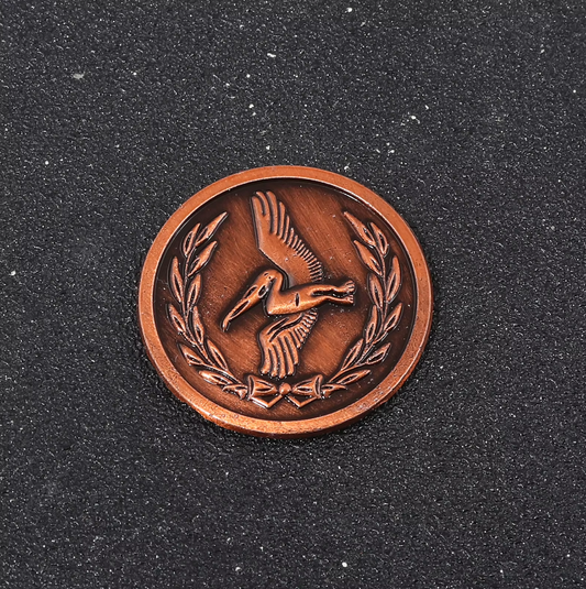 Resident Evil 7: Biohazard and Resident Evil Village Antique Coin Copper Metal