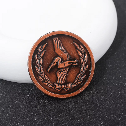 Resident Evil 7: Biohazard and Resident Evil Village Antique Coin Copper Metal