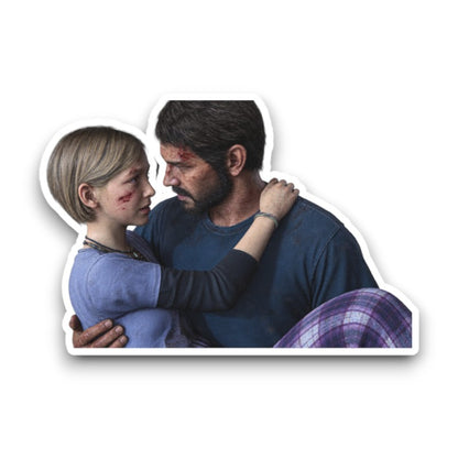 The Last of Us Part I Joel & Sarah  HD Vinyl Sticker