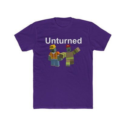 Unturned Video Game Survival Firefighter & Construction Zombies Cotton Tshirt