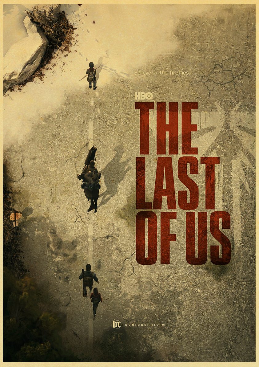 The Last of Us Ellie Part II Retro Poster - I / 20X30cm Available at 2Fast2See.co
