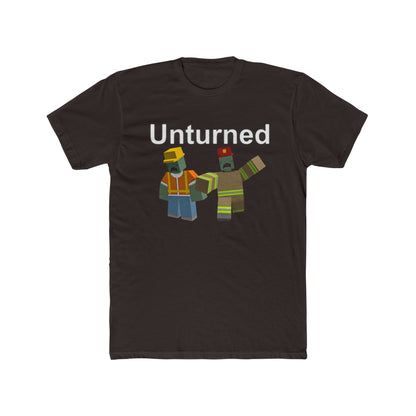 Unturned Video Game Survival Firefighter & Construction Zombies Cotton Tshirt