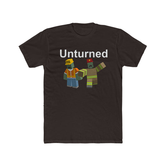 Unturned Video Game Survival Firefighter & Construction Zombies Cotton Tshirt