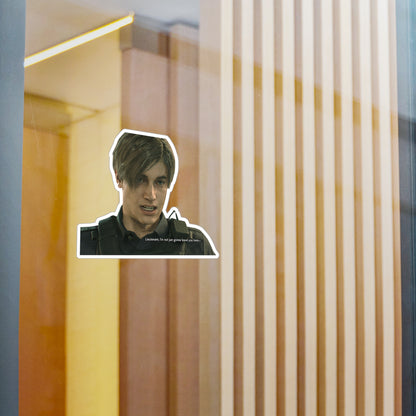 Resident Evil 2 Leon I'm Not Just Gonna Leave You Here Sticker