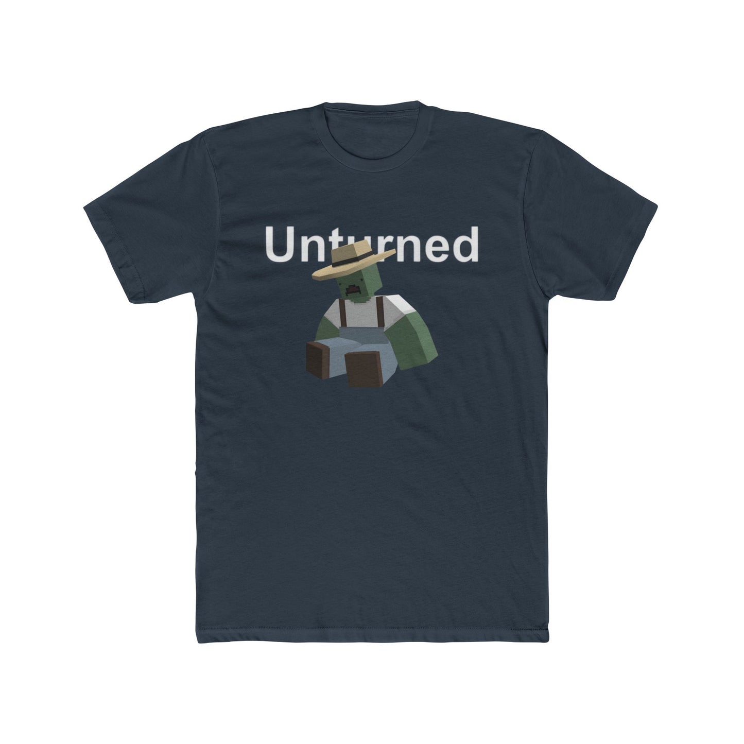 Unturned Video Game Survival Farmer Zombie Cotton Tshirt