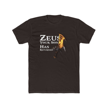 God of War Zeus Your Son Has Returned Tshirt