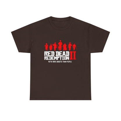 Red Dead Redemption 2 More Ghosts Than People Vintage Gaming Tshirt