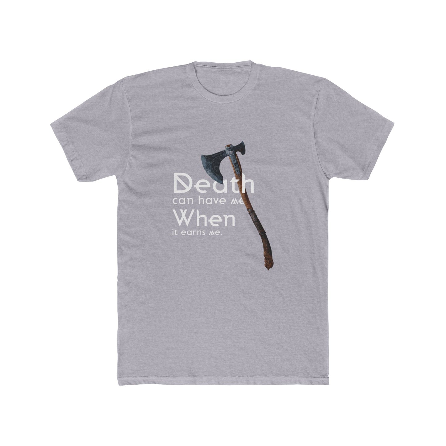 God of War Death Can Have Me Tshirt Unisex Cotton Crew Tee