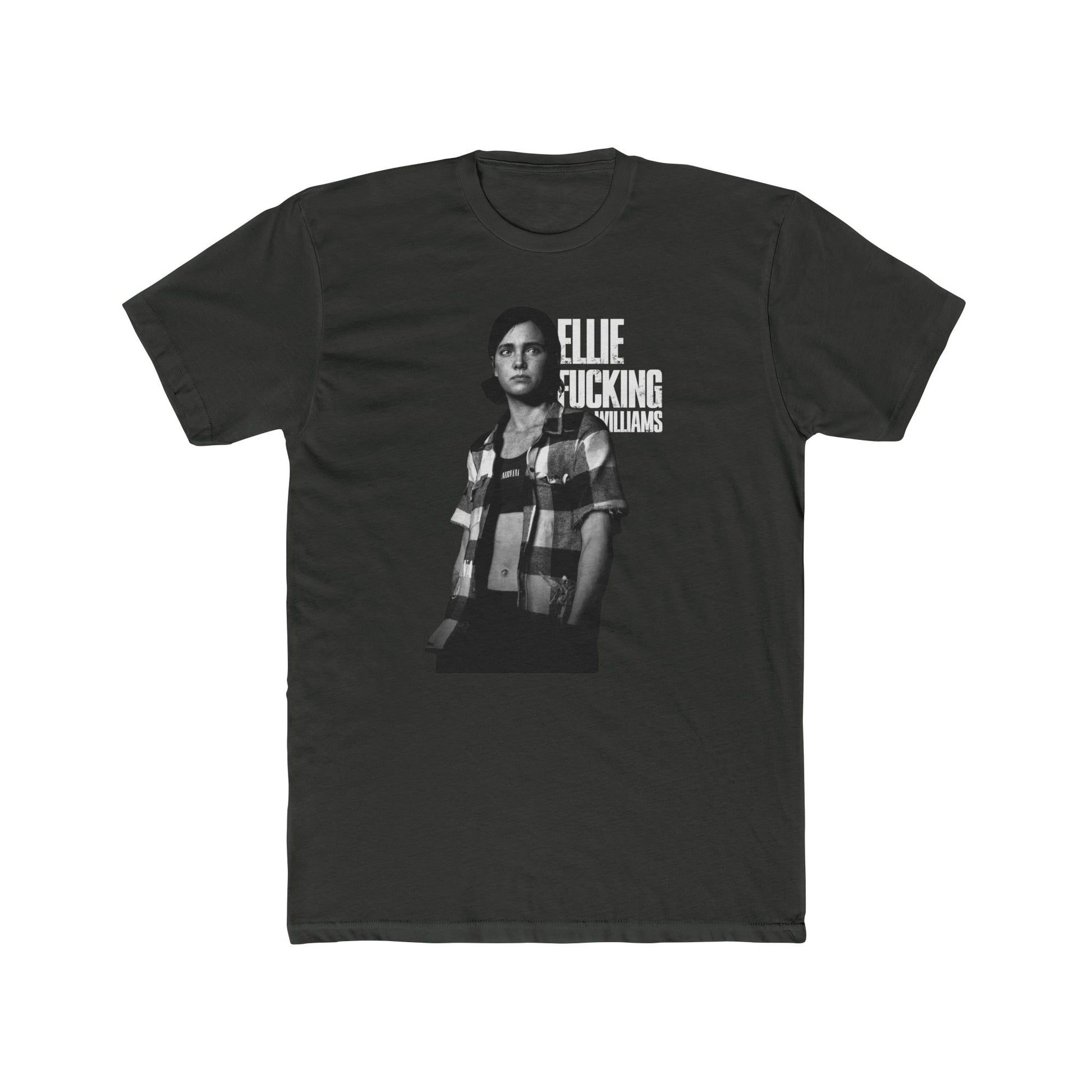 The Last of Us Ellie F Williams Cotton Tshirt - T-Shirt Available at 2Fast2See.co