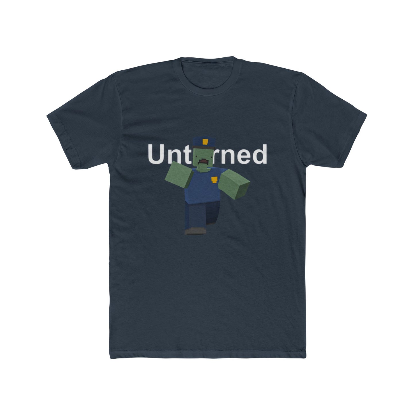 Unturned Video Game Survival Police Zombie Cotton Tshirt