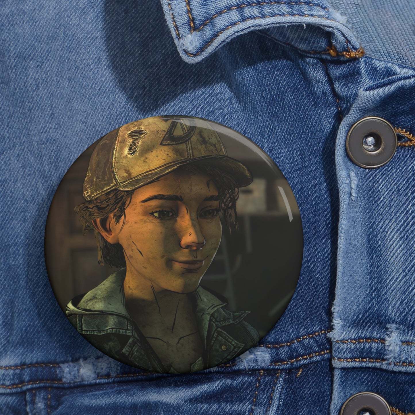 Telltales The Walking Dead Clementine Handmade Brooch