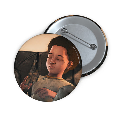 Telltale The Walking Dead AJ Handmade Round Brooch