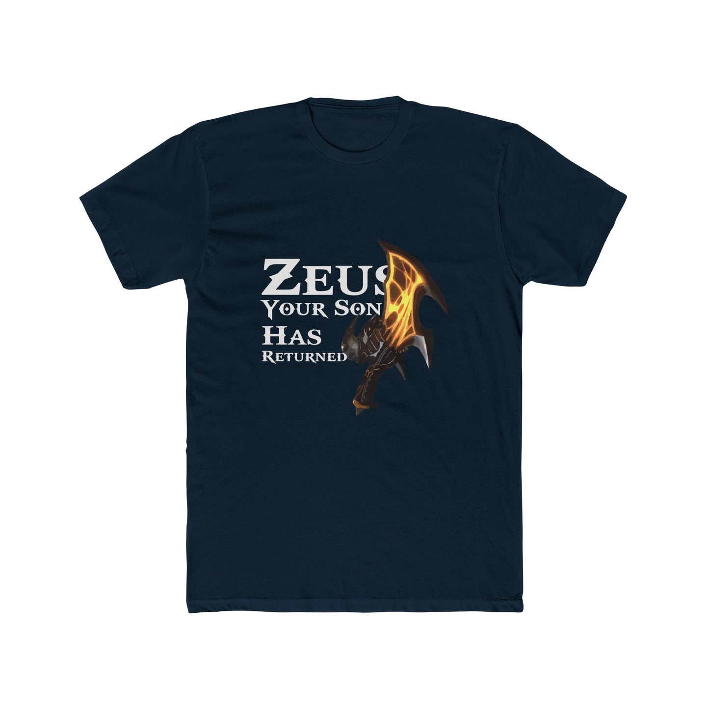 God of War Death Your Son Has Returned Tshirt Unisex Cotton Crew Tee