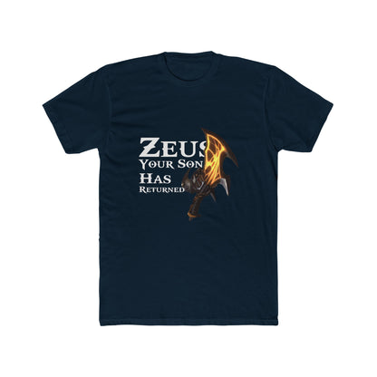 God of War Death Your Son Has Returned Tshirt Unisex Cotton Crew Tee