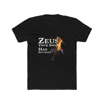 God of War Death Your Son Has Returned Tshirt Unisex Cotton Crew Tee