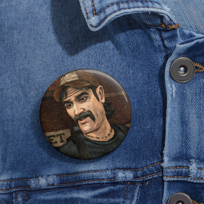 Telltales The Walking Dead Kenny Handmade Brooch