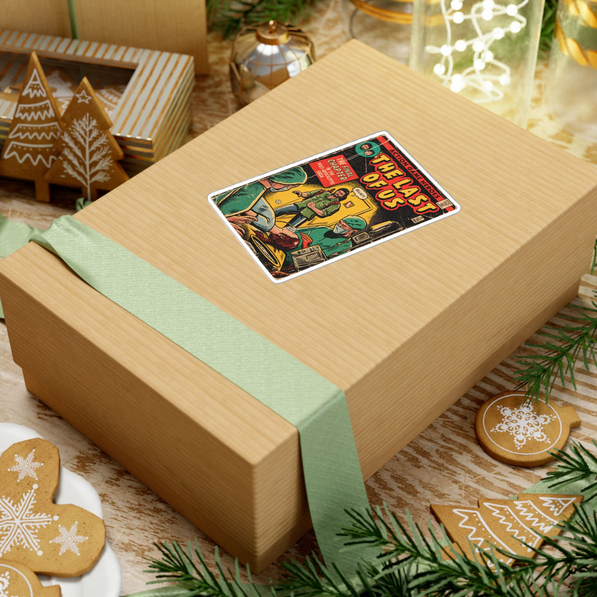 The Last Of Us Part I Game Ending Comic Cover Sticker