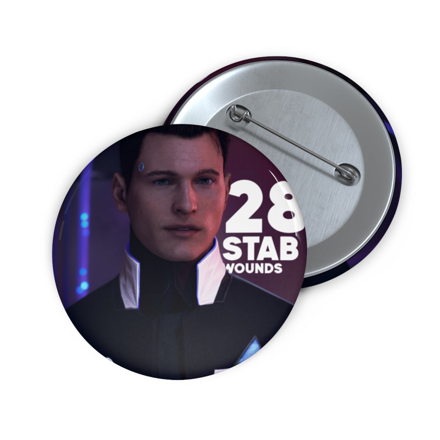 Detroit: Become Human Connor 28 Stab Wounds Inspired Brooch