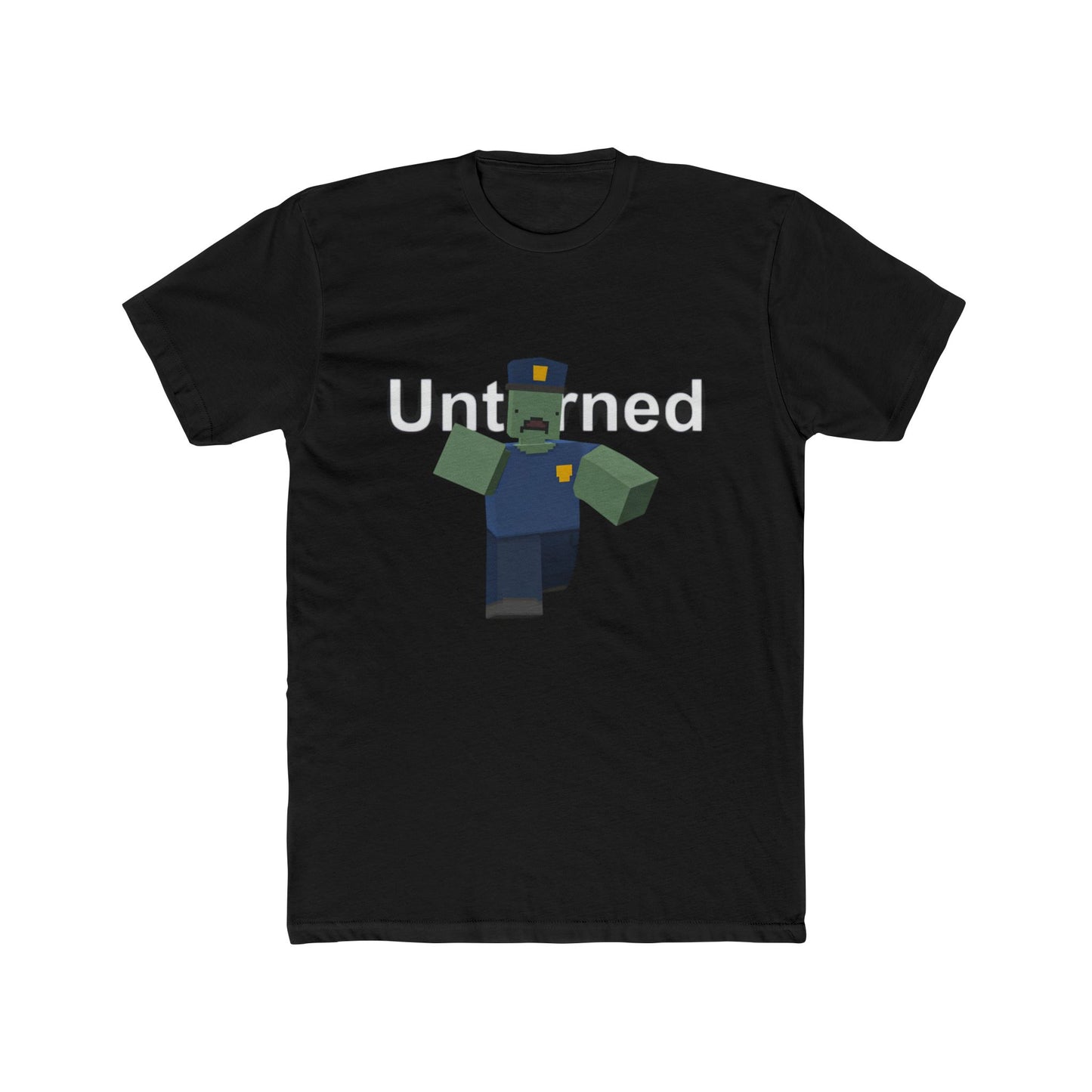 Unturned Video Game Survival Police Zombie Cotton Tshirt
