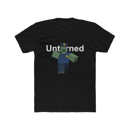 Unturned Video Game Survival Police Zombie Cotton Tshirt