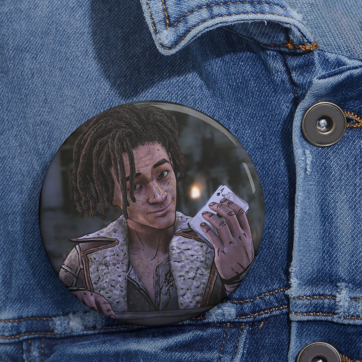Telltale's The Walking Dead Louis Character Brooch