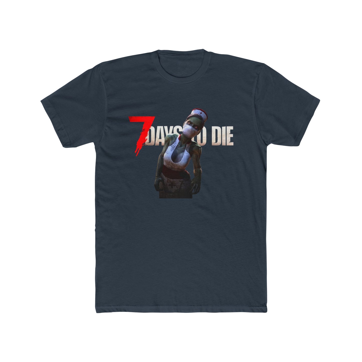 7 Days to Die Nurse Zombie Open World Game Cotton Tshirt