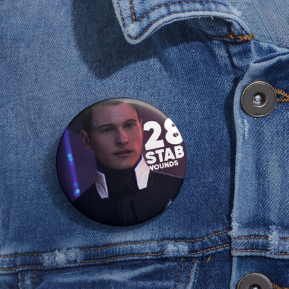 Detroit: Become Human Connor 28 Stab Wounds Inspired Brooch