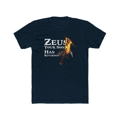 God of War Zeus Your Son Has Returned Tshirt