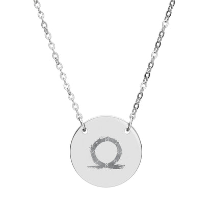 God of War Symbol  Engraving Pendant Necklace