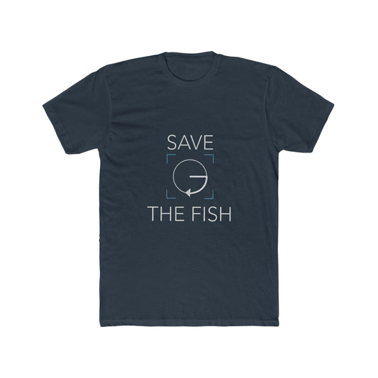 Detroit Become Human Save The Fish Cotton Short Sleeve T-Shirt