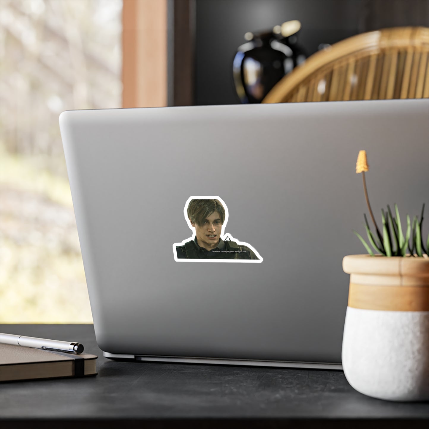 Resident Evil 2 Leon I'm Not Just Gonna Leave You Here Sticker