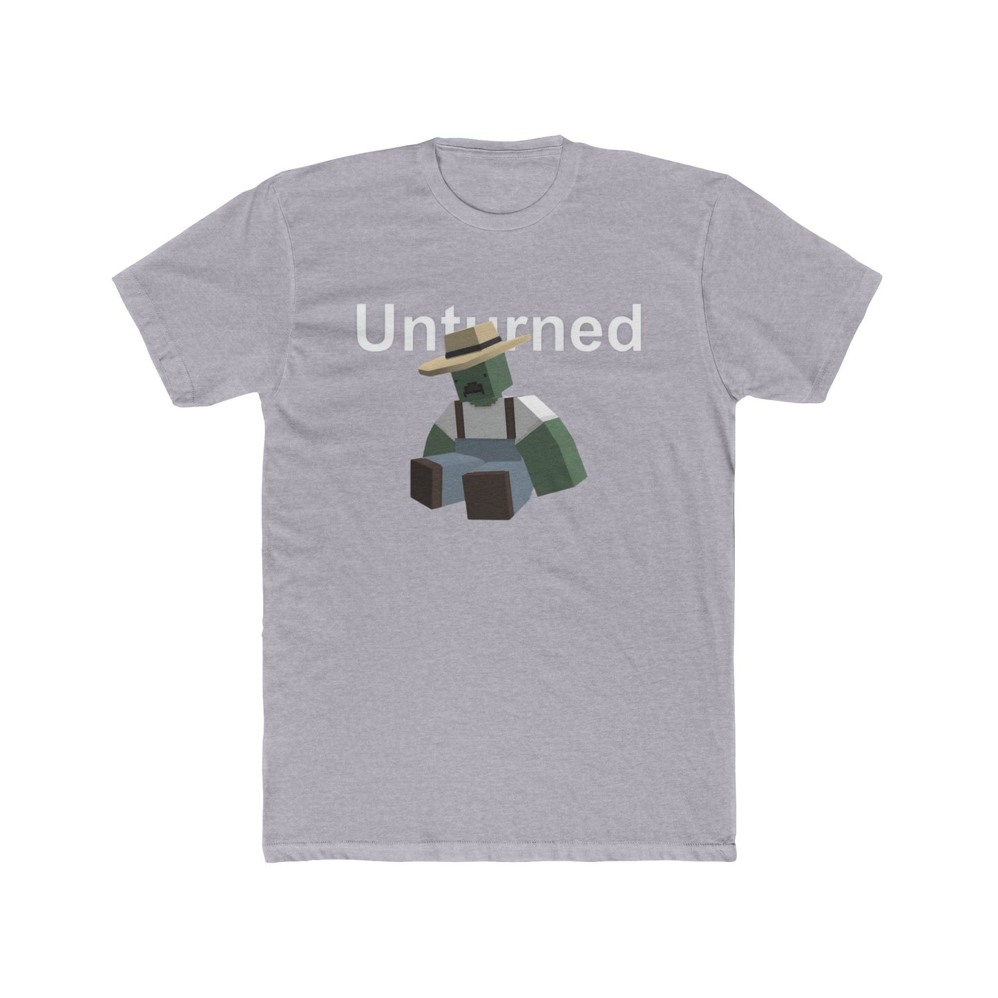 Unturned Video Game Survival Farmer Zombie Cotton Tshirt