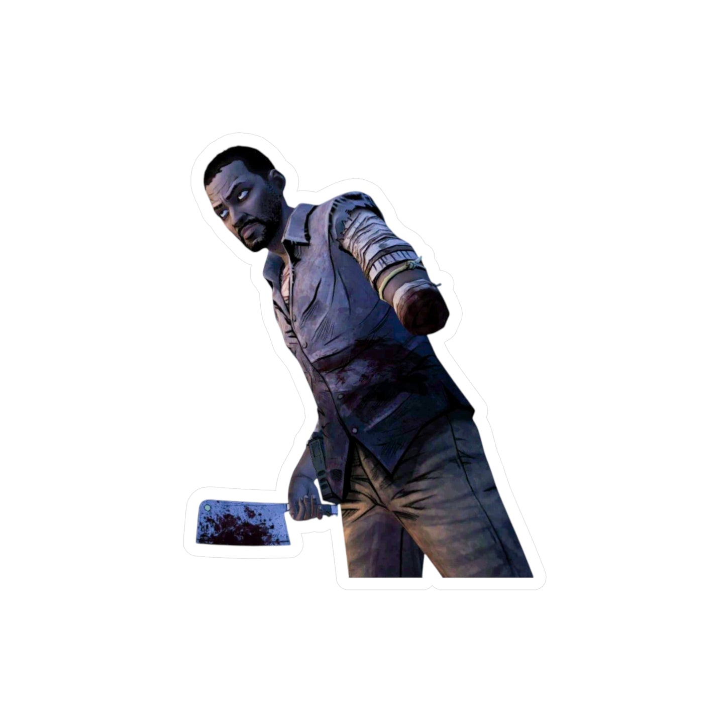 Telltales The Walking Dead Lee  Everett Sticker Kiss-Cut Vinyl Decal