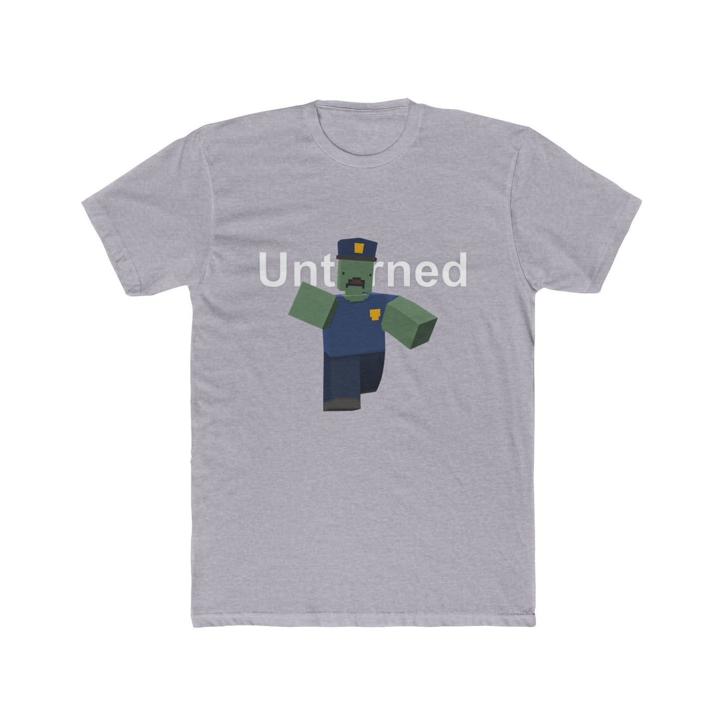 Unturned Video Game Survival Police Zombie Cotton Tshirt