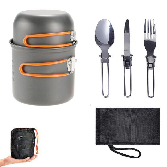 Outdoor Camping Tableware Kit - C01 4 Available at 2Fast2See.co