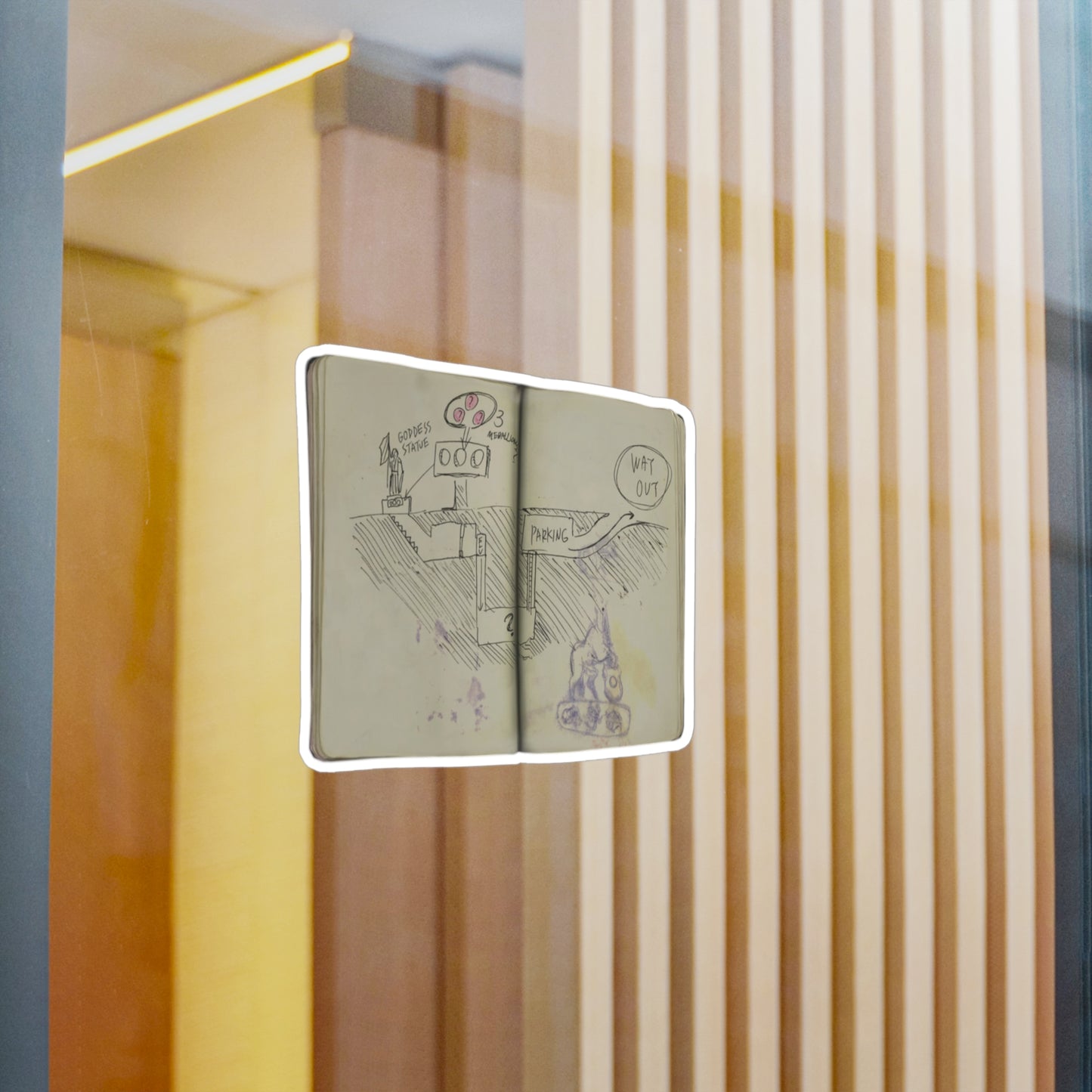 Resident Evil 2 Officer's Notebook Sticker