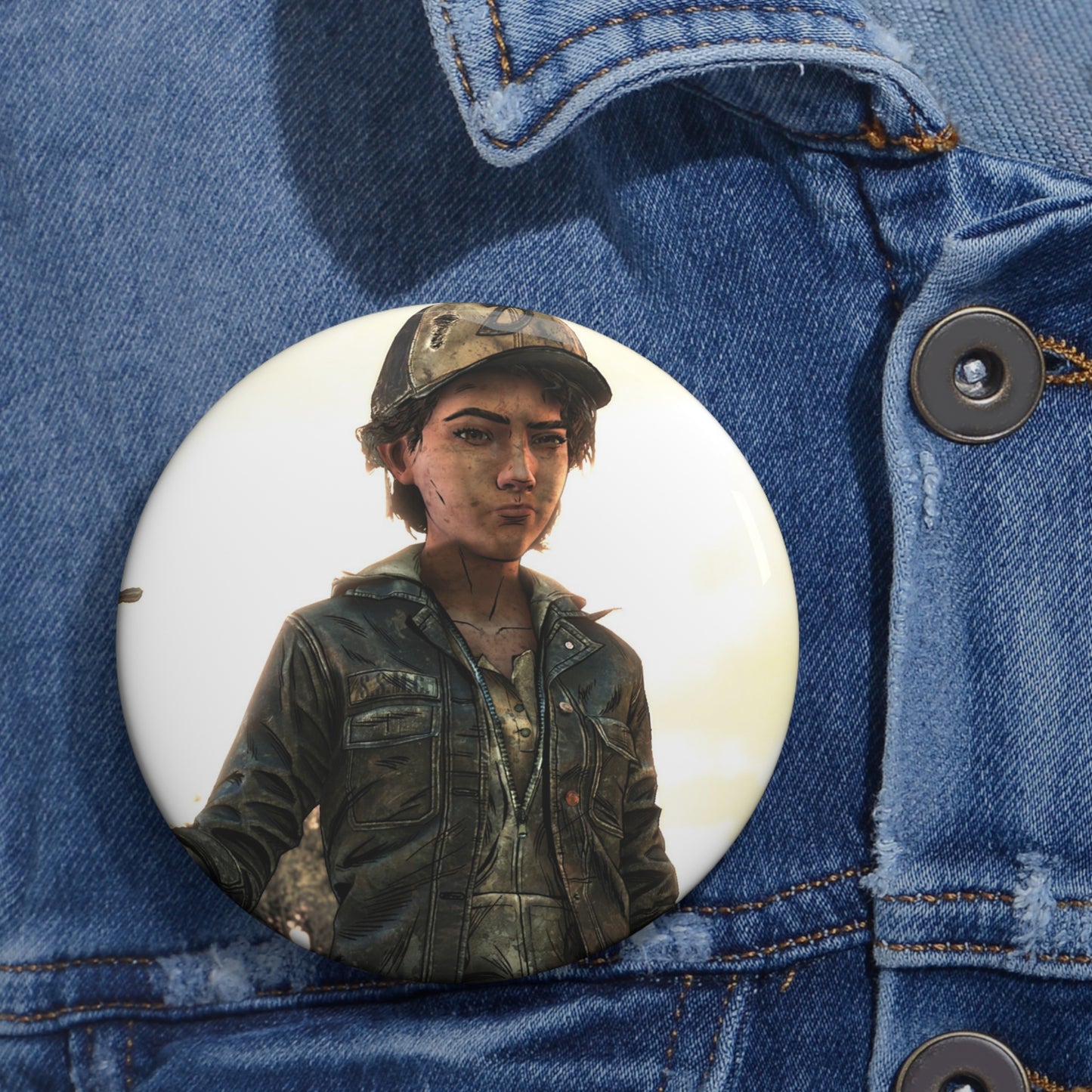 Telltales The Walking Dead Clementine Handmade Brooch