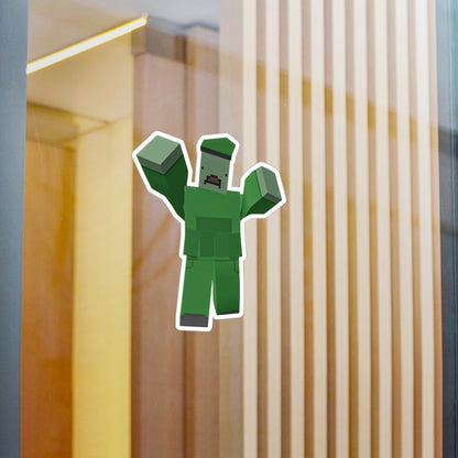 Unturned Video Game Survival Military Zombie Sticker