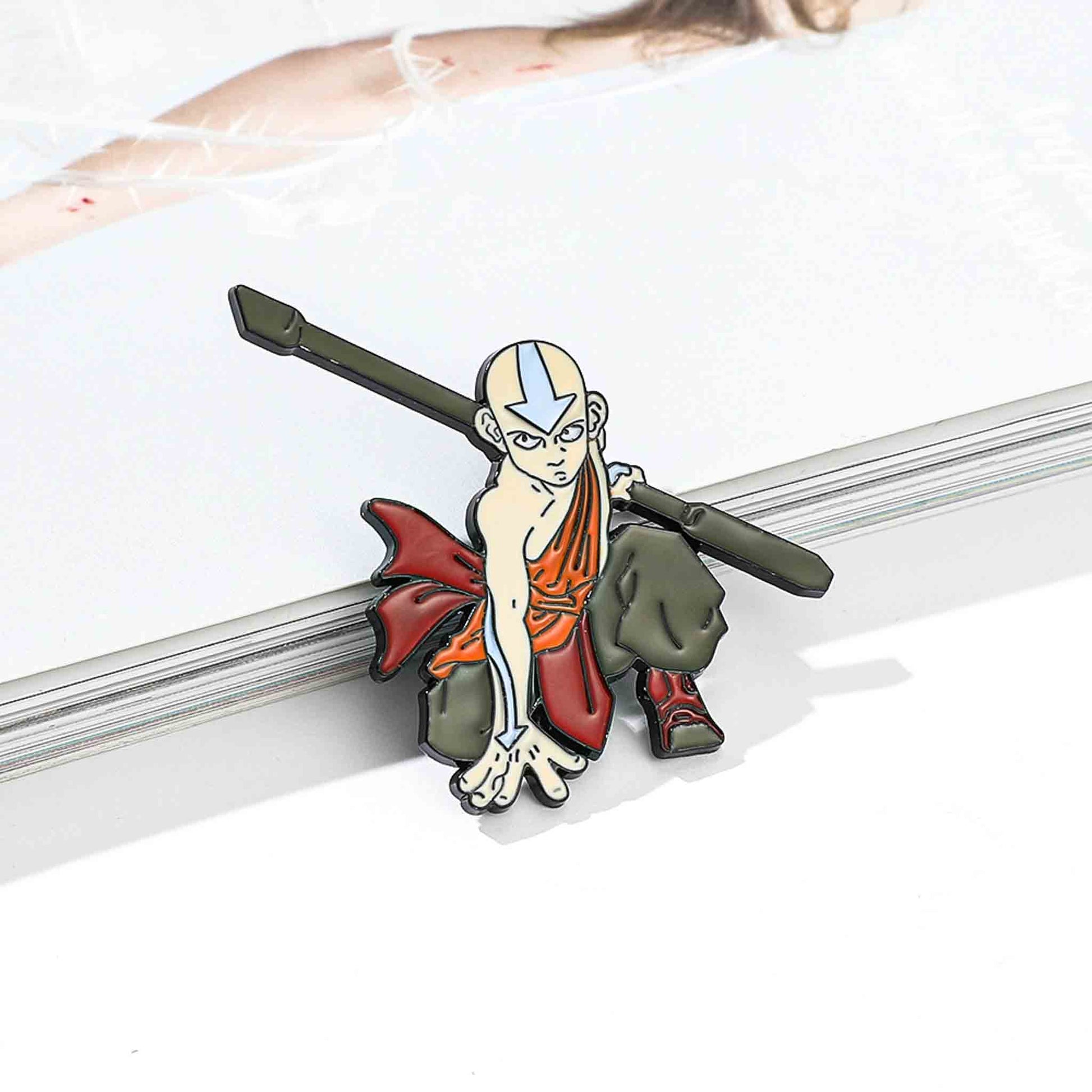 Aang The Last Airbender Enamel Pin - Available at 2Fast2See.co