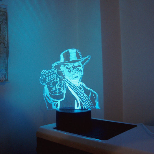 Red Dead Redemption 2 Arthur Morgan Acrylic 3D Lamp