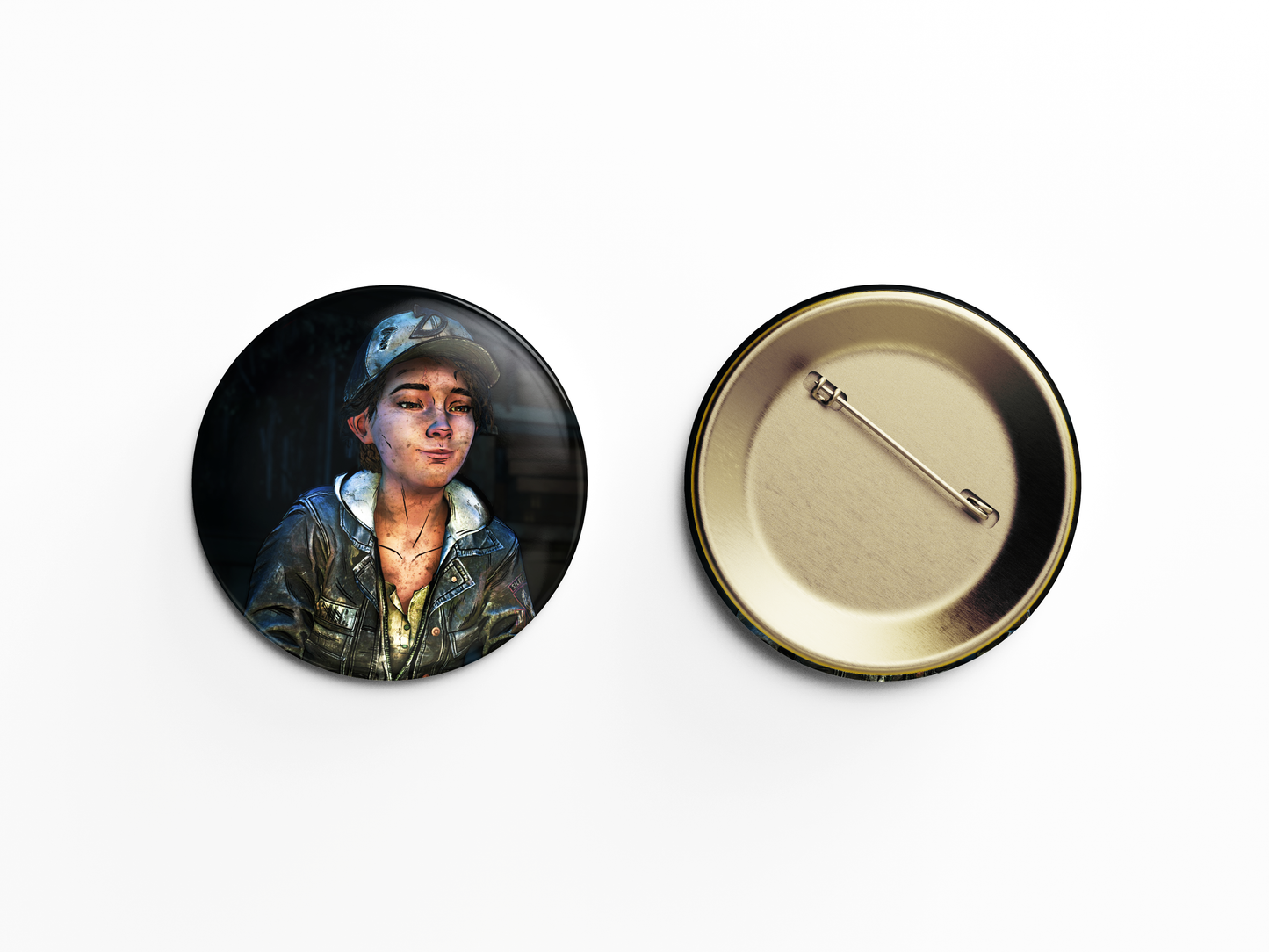 Telltale The Walking Dead Little Clementine Handmade Round Badge