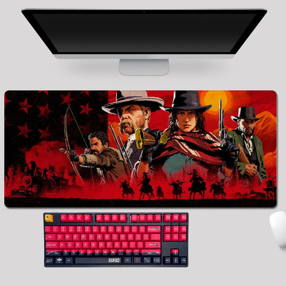 Red Dead Redemption 2 Themed Pbt Keycaps 108 Key Set for Mechanical Keyboard OEM Profile