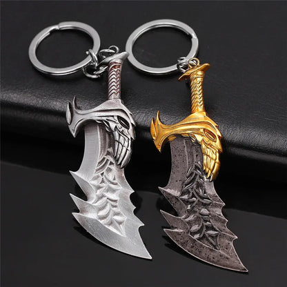 God of War 4 Retro Kratos Sword Keychain - Available at 2Fast2See.co