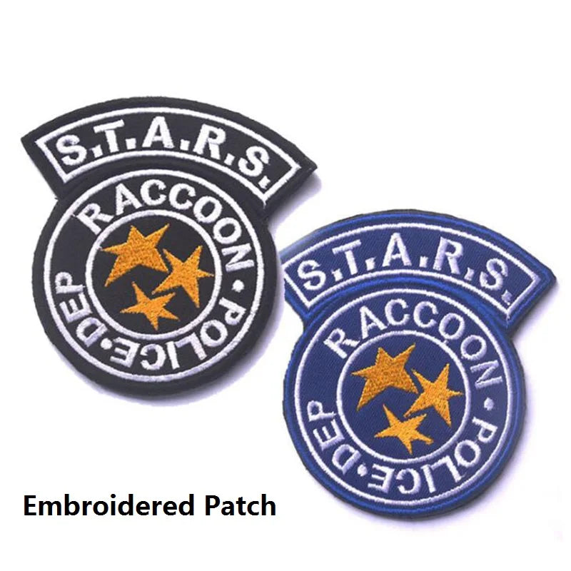 Resident Evil S.T.A.R.S. Raccoon City Dep. Rubber And Embroidery Patchs