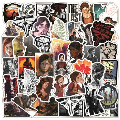 The Last of Us 50 Graffiti Stickers Set - Available at 2Fast2See.co