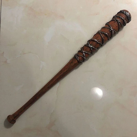 The Walking Dead Wooden Replica Negan 'Lucille Baseball Bat Barbed Wired Baseball Bat - Available at 2Fast2See.co