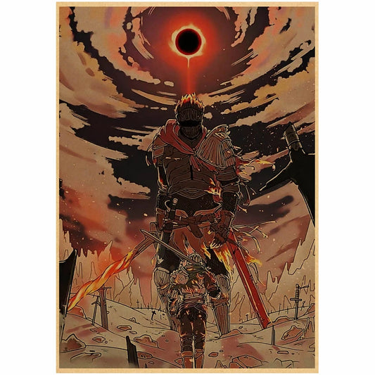 Dark Souls 3 Decorative Vintage Game Posters